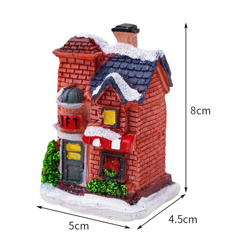 🏠 Christmas House Night Light – Holiday Home Decor (With Battery)