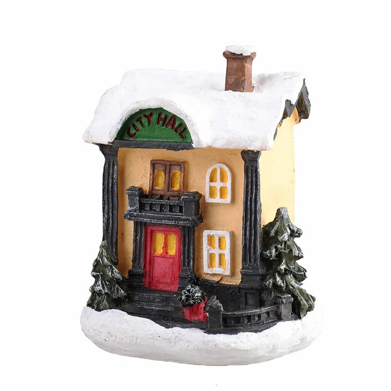 🏠 Christmas House Night Light – Holiday Home Decor (With Battery)