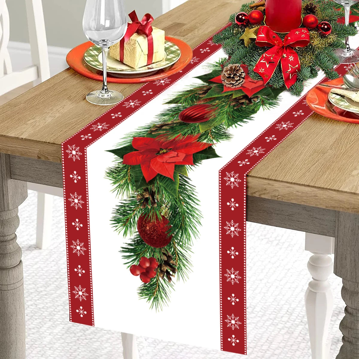 Christmas Table Runner – Merry Christmas Home Decoration 2025